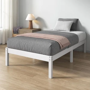 SALE Bambus Einzelbett Ellie - 80x190 cm, moderne Struktur mit Netz - Bild 1 von 10