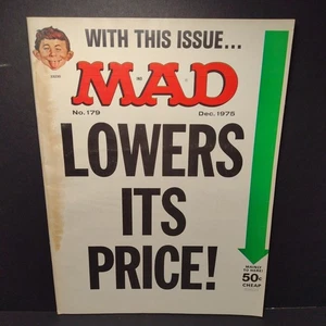 MAD Magazine No. 179: Lowers It's Price - December 1975 - Picture 1 of 11