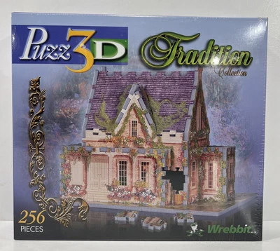 Puzz 3D 256 Pieces 3D Puzzle Tradition Collection 8 Magnolia Road House Wrebbit - Image 1 of 2