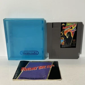 Nintendo NES Friday The 13th Mint Cartridge Manual And Blues Clamshell Tested - Bild 1 von 5