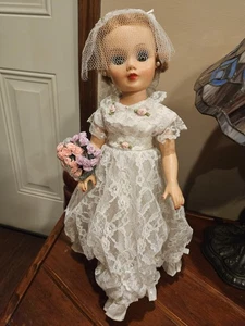 Plated Molds Inc 1958 Vintage Braut Puppe Hochzeitsschleier - Bild 1 von 16