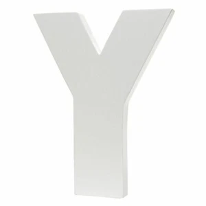 Splosh Wooden Large White Letter Y - Picture 1 of 1