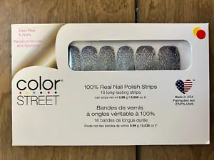 Color Street Nail Polish Strips ICE TO MEET YOU Christmas Xmas Snowflake RETIRED - Picture 1 of 1
