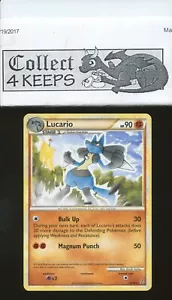 Pokemon TCG Unleashed 19/95 Lucario (Light Play) - Picture 1 of 2