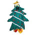 Christmas Tree Costume Christmas Clothing with Gift Box Shape Shoes Holiday