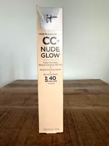 IT Cosmetics CC+ Nude Glow Medium Coverage Cream "Neutral Deep" NEW! 1.08 oz. - Picture 1 of 1