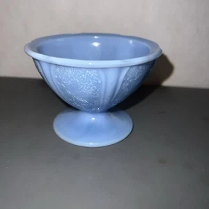 Jeannette Kirschblüte Delphit (blau) Fußsherbet - Top Zustand - Bild 1 von 7