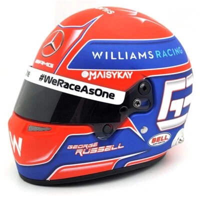 2021 Helm George Russell - Maßstab 1/2 Bell Sports - Bild 1 von 3