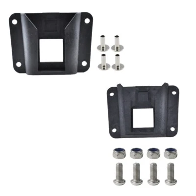 Adaptador de montaje de soportes de bolsa de bloque portadores delanteros plegables de aleación de aluminio para bicicletas Foto 1 de 4