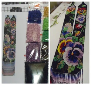 Kit for making a necklace gerdan. Beading Loom Pattern. #C22 - Picture 1 of 5