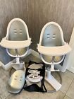 Bloom Fresco High Chair (Silver/ White) - Immaculate Overall Condition