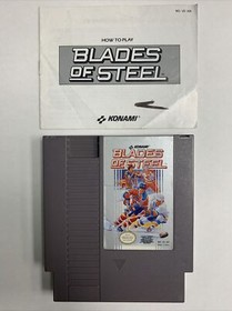 Blades Of Steel - Hockey - Nintendo NES Game And Manual