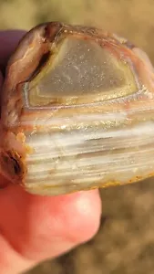 Beautiful 1.6 oz Lake Superior Agate LSA - Chunky Limonite Water Level - Picture 1 of 20