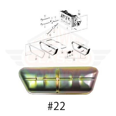 Valve Cover Non Vent for 1950-1965 50-65 Porsche 356 356A 356B 356C 2 Required - Image 1 of 4