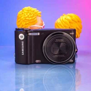 Samsung WB150F Smart Digital WiFi Compact Camera 14.2MP 18X Zoom Black - Tested - Picture 1 of 6