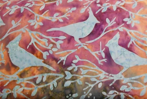 Moda BATIKS #0024 "BIRDS IN THE BRANCHES" BTY - Picture 1 of 1