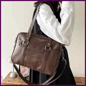 Bolso estilo japonés JK para mujer uniforme de estudiante de secundaria bolso de hombro de cuero PU - Imagen 1 de 27