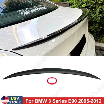 Alerón de maletero pintado negro brillante para BMW Serie 3 E90 Performance Style 06-11 Foto 1 de 4