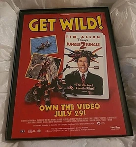 Tim Allen Junge 2 Jungle Disney Vintage 1997 gerahmt 8,5x11 Print Werbung - Bild 1 von 1