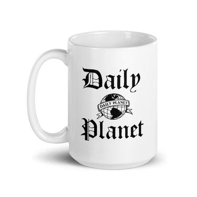Daily Planet Mug: Superman, Clark Kent, Lois Lane Fan Gift