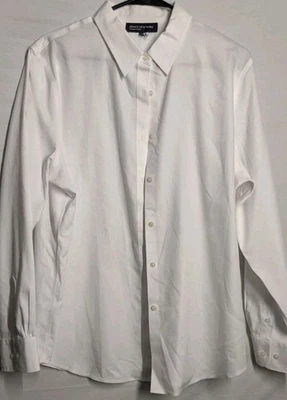 Jones New York button up shirt formal casual size Xl White  - Image 1 of 4