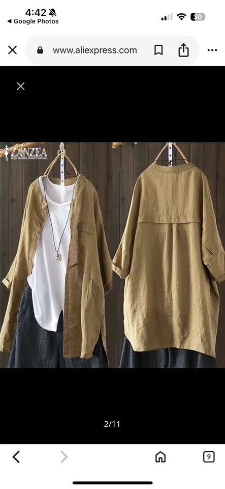 Blusa para mujer Zanzea XXL Foto 1 de 4