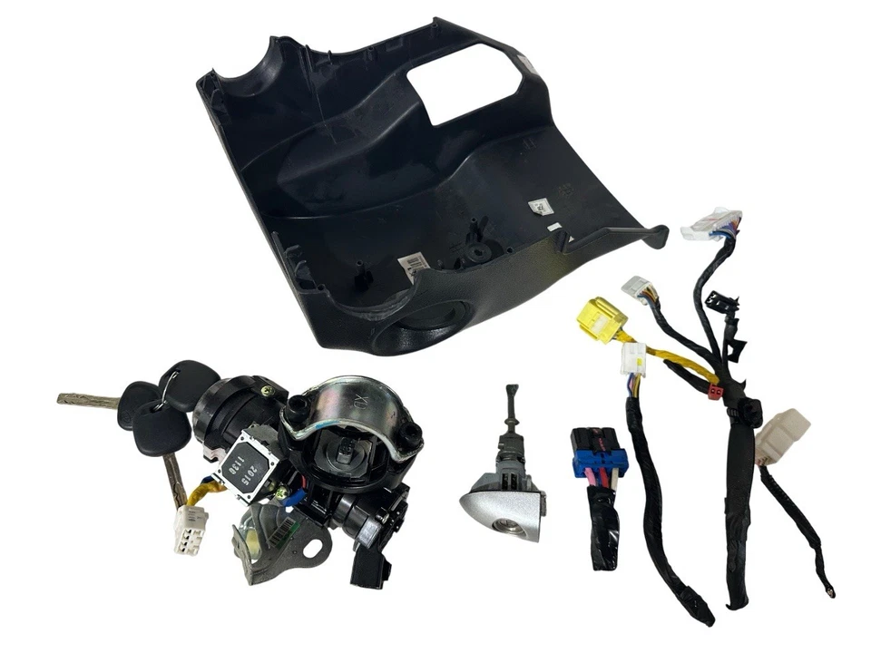 Interruptor de bloqueo de encendido y cerradura de puerta Kia Rio 2016-2017 con llave y moldura inferior OEM Foto 1 de 4