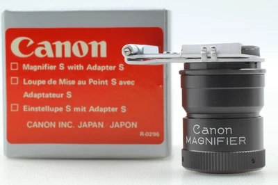 [Unused in BOX] Canon Magnifier S with Adapter S for A-1 AE-1 Camera From JAPAN - Image 1 of 4