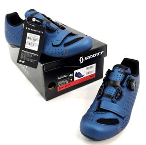 Scott Comp Boa Road Bike Shoes Metallic Blue Men's Size 40 EU / 7 US