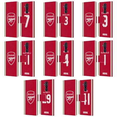 OFFICIAL ARSENAL FC 2023/24 PLAYERS HOME KIT LEATHER BOOK CASE FOR NOKIA PHONES - Image 1 of 4