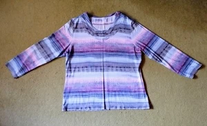 Bonita Shirt Bluse Gr 42 L Viscose bunt langarm s. Maße - Bild 1 von 1