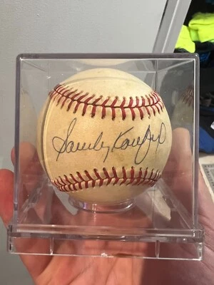 Sandy Koufax Signed Autographed Rawlings Official Major League Baseball PSA COA - Image 1 of 3