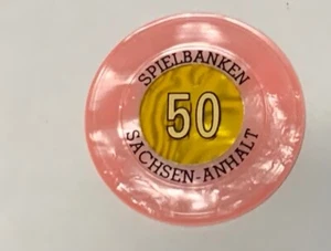 Jetons Wert 50er Original Spielbank 10 Stück - Bild 1 von 2