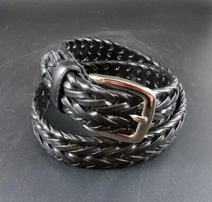 Dickies Boys Leather Braided Woven Belt Size Size S 22-24 Black   - Picture 1 of 9