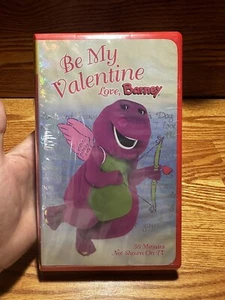 SEALED VHS Be My Valentine Love, Barney NSOTV 2000 Lyric Studios - Imagen 1 de 5