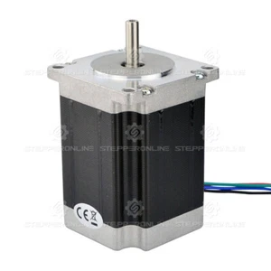 Motor paso a paso Stepperonline Nema 23 1,85 Nm 262 oz.in 2,8A 57x76 mm Φ6 mm eje CNC - Imagen 1 de 6