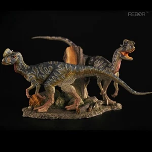REBOR Dilophosaurus Base Model Dinosaur Figure Ornament Adult Kids Toy Gift - Imagen 1 de 12