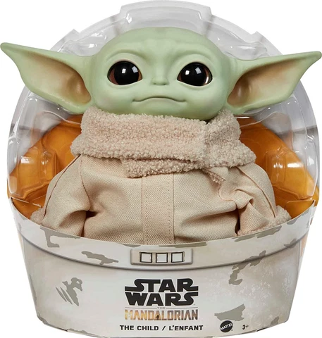 Star Wars Mandalorian The Child 11" Plush Baby Yoda Doll Grogu Soft Mattel GWD85 Cover