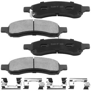 Front Ceramic Brake Pads for Buick Enclave GMC Acadia Canyon Saab 9-7X LH and RH