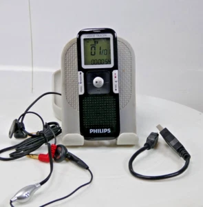Philips Digital LFH0645 Digital Voice Recorder 4 GB Windows Mac Linux - Tested - Picture 1 of 11
