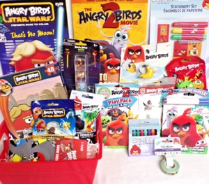 NEW KIDS ANGRY BIRDS BIRTHDAY GIFT BASKET PLAY PACK BOOKS CHRISTMAS EASTER GIFT - Picture 1 of 1