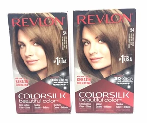 Revlon ColorSilk Hair Color 54 Light Golden Brown 1 Each (Pack of 2) - Picture 1 of 3