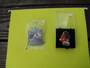 Brand New (Set of 2) 2004 World Series Boston Red Sox Logo Champion Pins - Picture 1 of 2