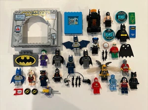 Lego Dc Minifigure Lot - Batman Bane Flash Joker Wonder Woman Accessories - Picture 1 of 4