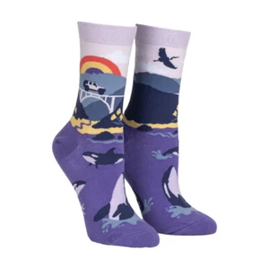 Calze da donna Sock It To Me Crew - Big Sur (UK 3-8) - Foto 1 di 1