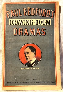 Paul Bedford's Drawing Room Dramas - Victorian Railway Softback 1874 C H Clarke - Imagen 1 de 10