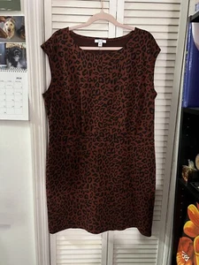 Nine West Dress Cap Sleeve Ponte Sheath Dress XXL - Picture 1 of 6