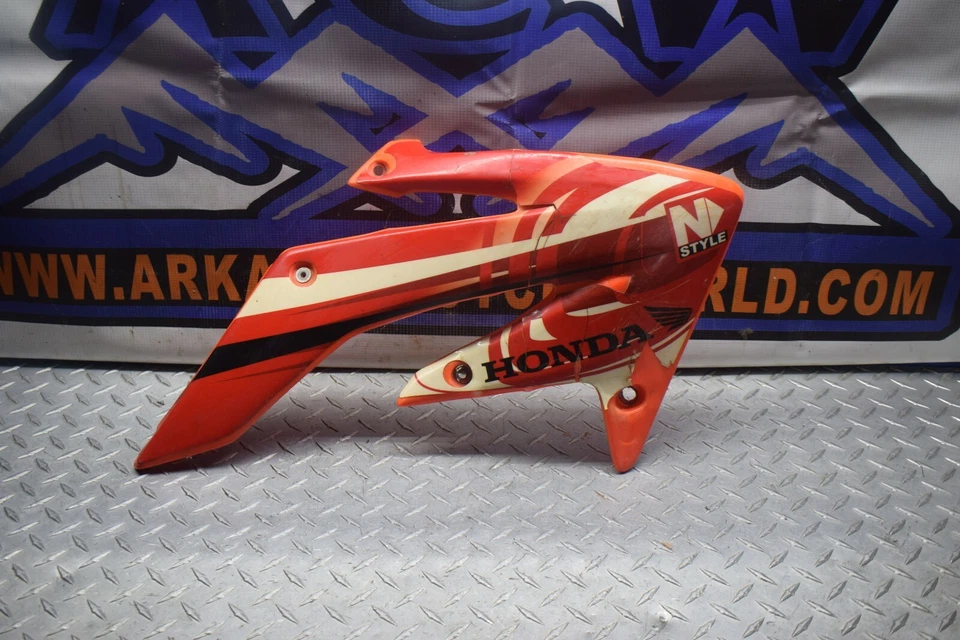 395 RIGHT RED FENDER PLASTIC 05 HONDA CRF250X CRF250 X CRF 250 BIKE FREE SHIP - Image 1 of 4
