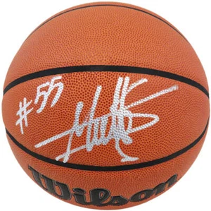 Dikembe Mutombo Signed Wilson Indoor/Outdoor NBA Basketball - (SCHWARTZ COA) - Picture 1 of 1