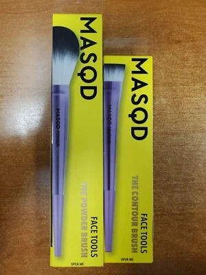 Paquete de 2: MASQD The Powder Brush & The Contour Brush E7E Foto 1 de 4